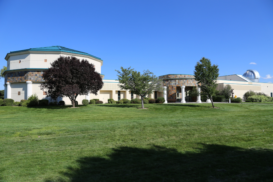 Outside view of the Herrett Center