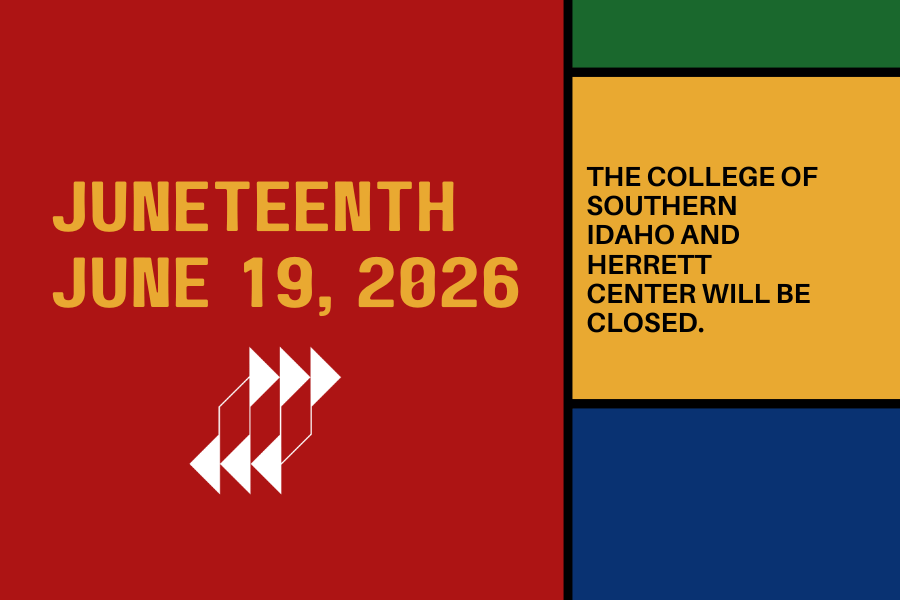 Color block background with the text Juneteenth over it