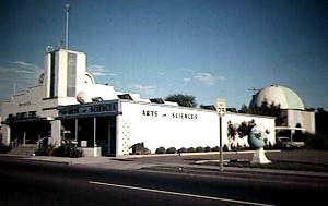 The Herrett Arts and Science Center. Note the planetarium and observatory at far right