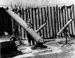 Three telescopes in a field