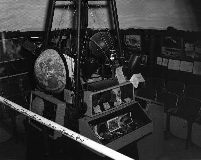 Interior of the Herrett Planetarium