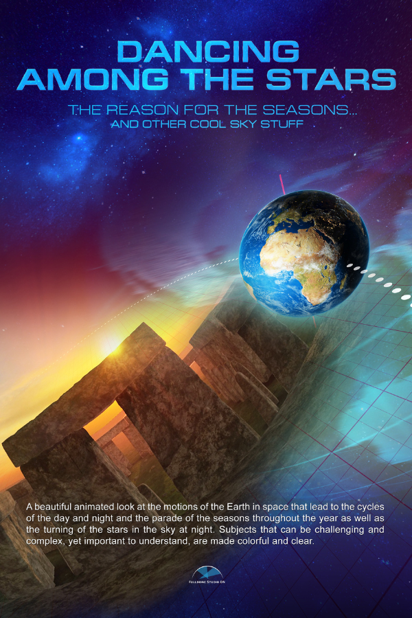 A fade in of the Stonehenge historical site, along with Earth with outer space in the background