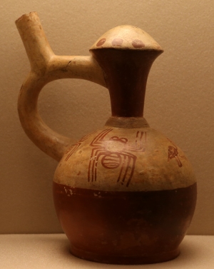 Moche stirrup jar, ca. 500 AD